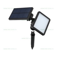 CORPURI LED SOLARE - Reduceri Proiector LED Gradina cu Panou Solar LZ134 Promotie